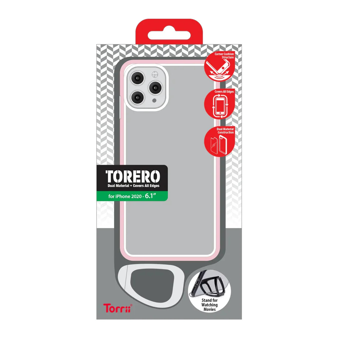 Torrii Torero Case For iPhone 12 & 12 Pro - Pink/White - Tashqila Torrii Torero Case For iPhone 12 & 12 Pro - Pink/White - Tashqila
